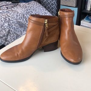 Leather booties